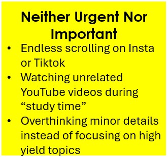 Neither Urgent Nor Important